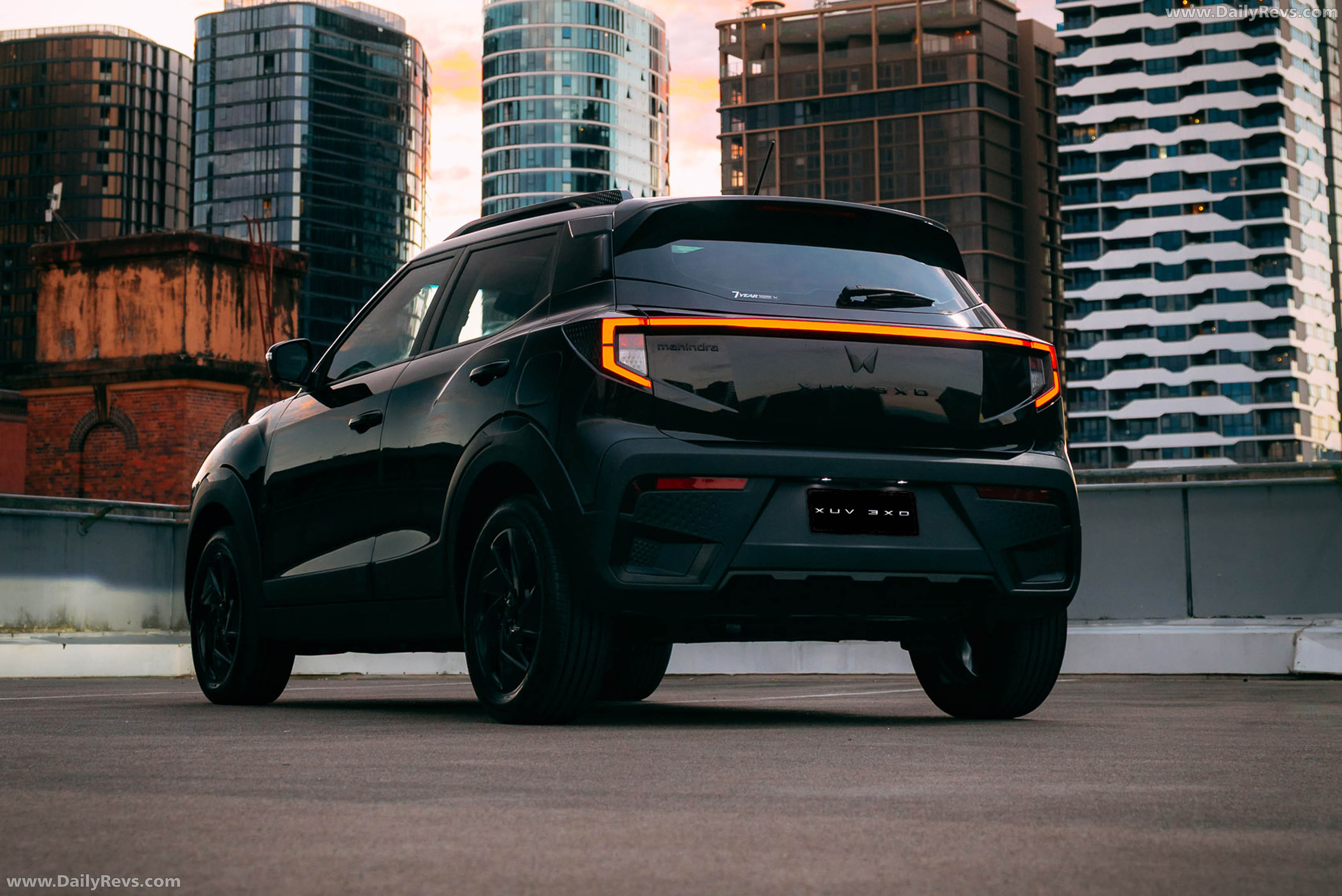 2026 Mahindra Motors XUV 3XO Black Anniversary Edition Rear View